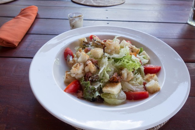 Ceaser Salad with Grilled Shrimp